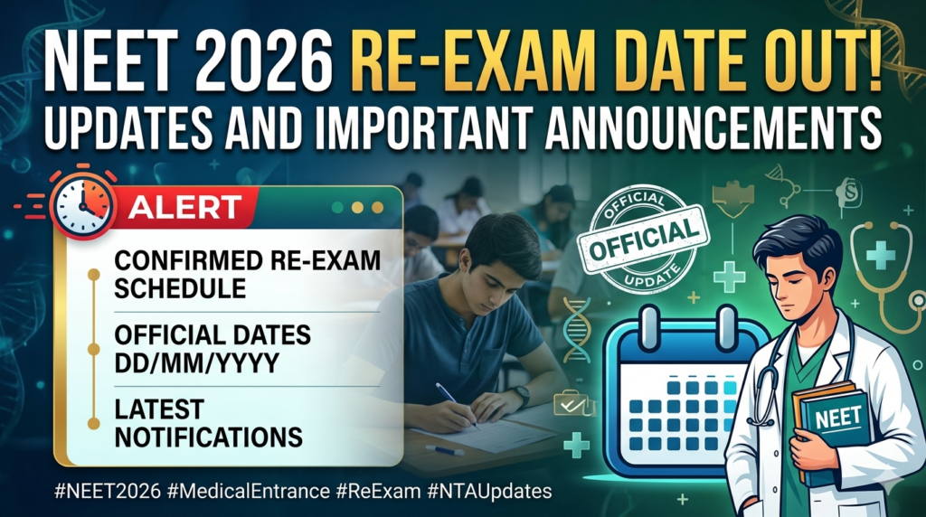 NEET 2026 Re-Exam Date Out