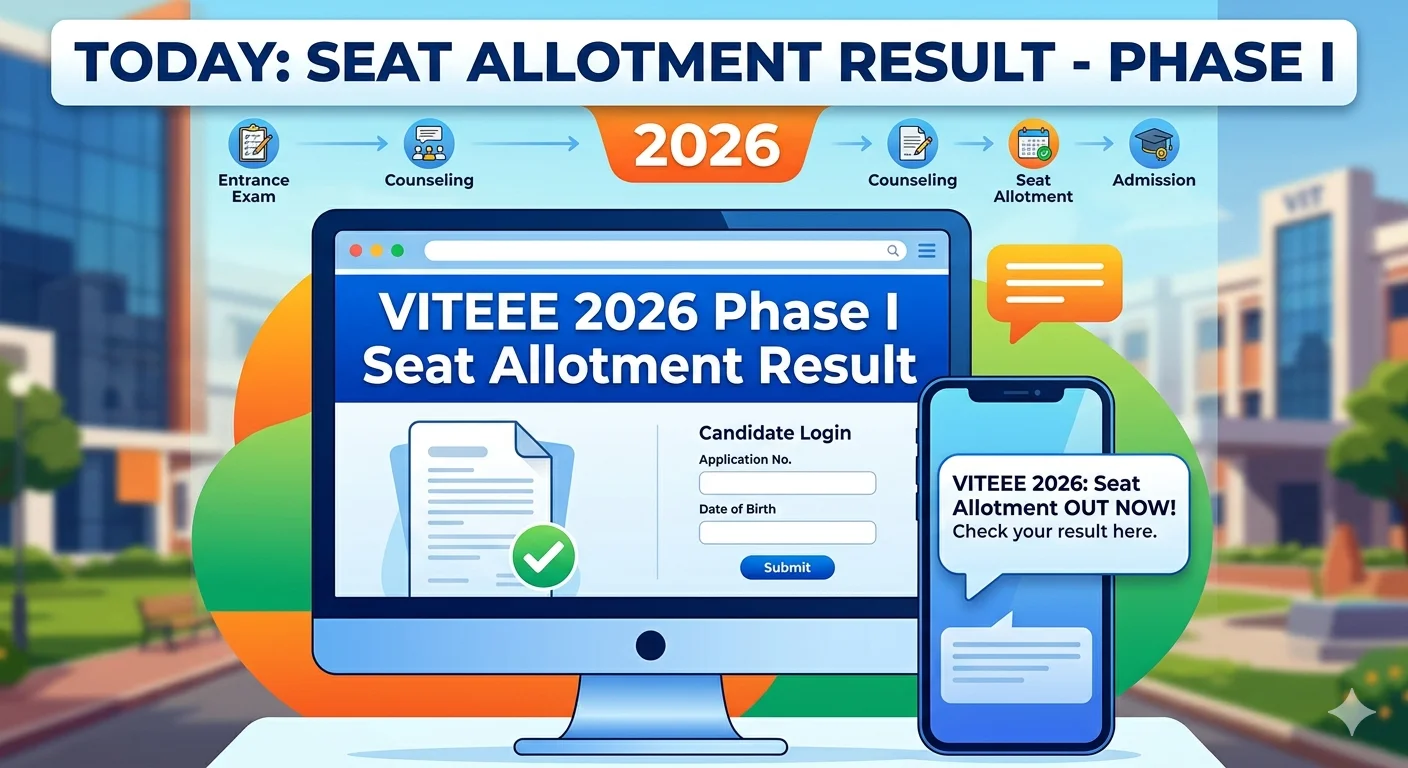 VITEEE 2026 Phase I Seat Allotment Result