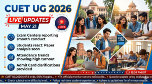 CUET UG 2026 May 21 LIVE: Shift 1 Question Paper Analysis (OUT) & Memory-Based Questions, Difficulty Level