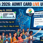 CUET UG 2026 Admit Card (OUT) LIVE: Centre Re-Allocation, Hall Ticket Download Link @ cuet.nta.nic.in