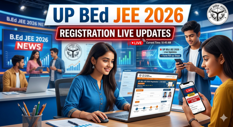 UP BEd JEE 2026 Registration Live
