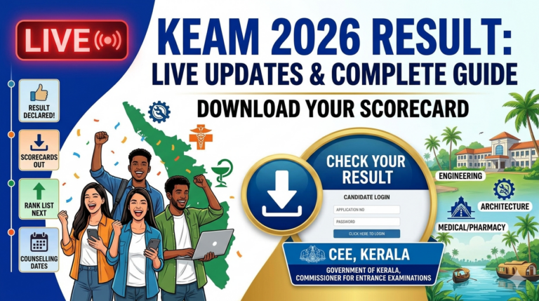 KEAM 2026 Result [Live]