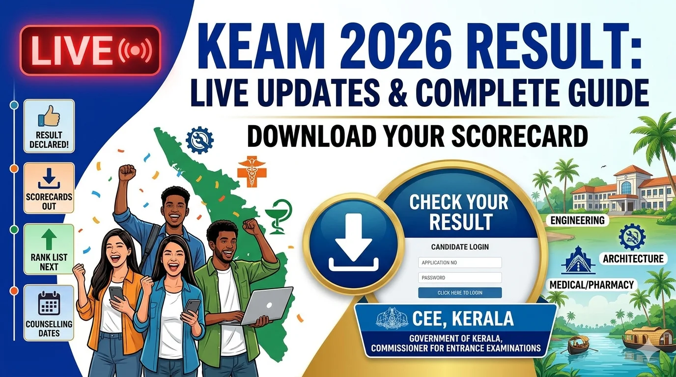 KEAM 2026 Result [Live]
