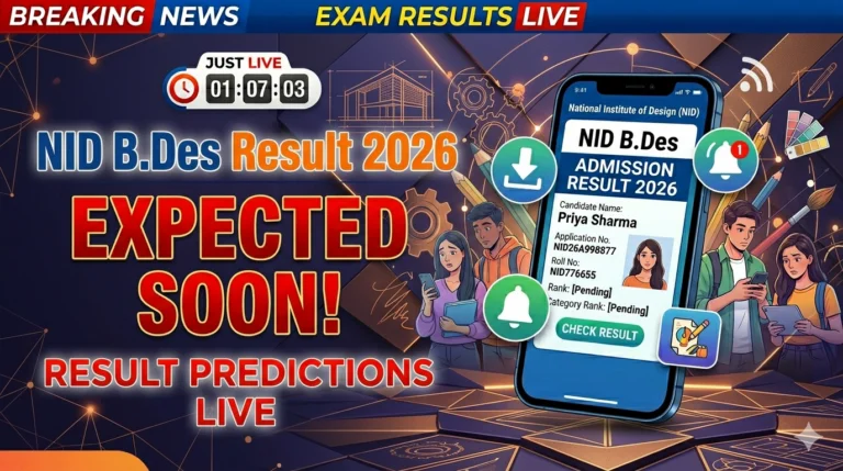 NID B.Des Result 2026 Expected Soon