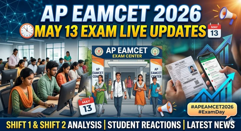 AP EAMCET 2026 May 13 Exam