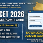 MHT CET 2026 PCB Hall Ticket for Second Attempt Releases Today; Check Key Details