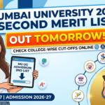 Mumbai University 2026 Second Merit List Out Tomorrow! Get Live Updates for College-Wise Admissions