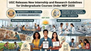 UGC Releases New Internship and Research Guidelines for Undergraduate Courses Under NEP 2020