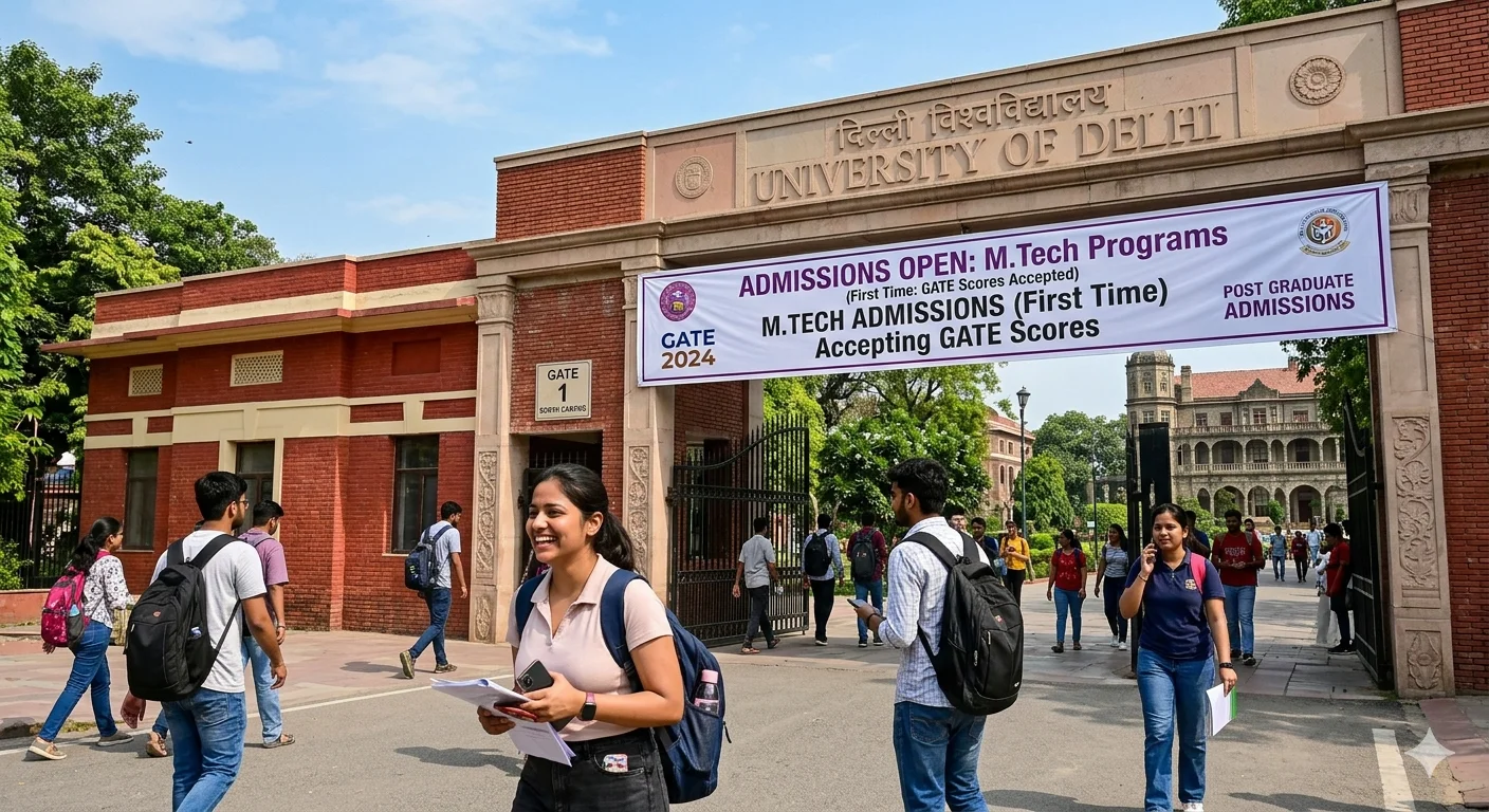 Delhi University To Accept GATE Scores For M.Tech Admissions For First Time