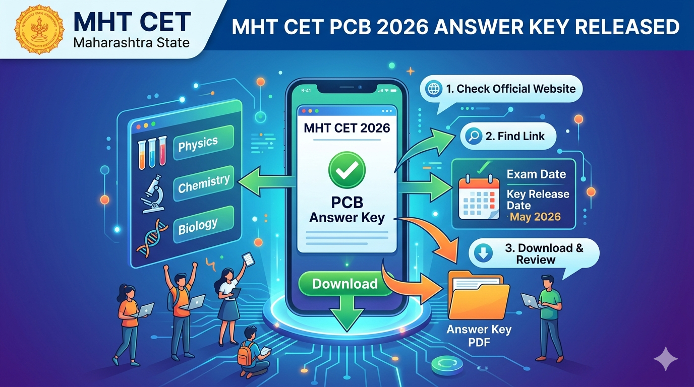 MHT CET PCB 2026 Answer Key Released