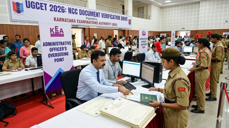 KEA Admin Oversees NCC Document Verification Drive