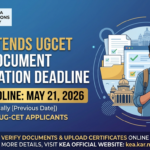 KEA Extends UGCET 2026 Document Verification Deadline to May 21