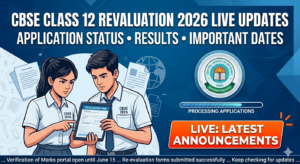 CBSE Class 12 Revaluation 2026 Live Updates