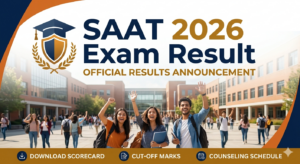 SAAT 2026 Result: Check Scorecard, Rank Card, and Counselling Dates