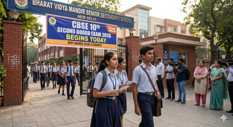 CBSE 10th Second Board Exam 2026 Begins Today