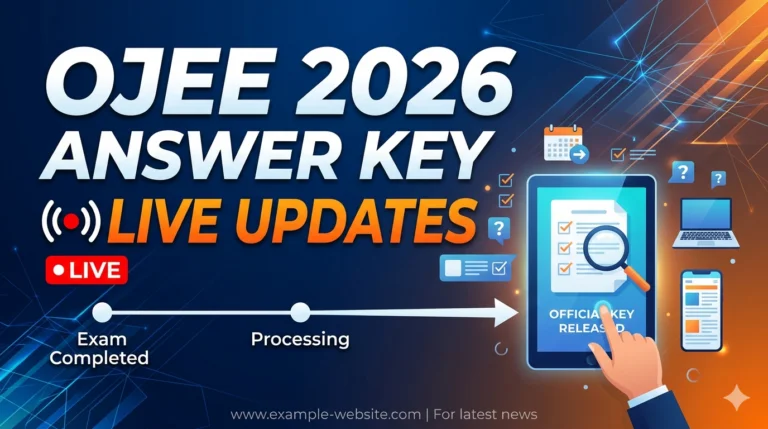 OJEE 2026 Answer Key