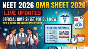 NEET 2026 OMR Sheet PDF LIVE Updates