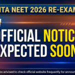 NTA NEET 2026 Re-Exam Official Notice Expected Soon