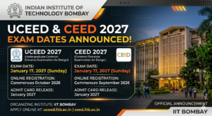 IIT Bombay Announces UCEED and CEED 2027 Exam Dates