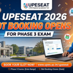 UPESEAT 2026 Slot Booking Opens for Phase 3 Exam; Direct Link Here