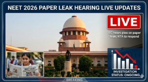 NEET 2026 Paper Leak Hearing Live: Supreme Court Criticises NTA, Says Agency “Has Not Learnt Lesson” Since 2024