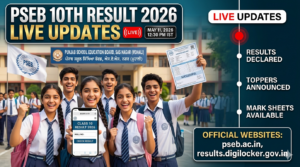 PSEB 10th Result 2026 TODAY at 12.30 pm Live; Get Punjab Board Class 10 Result Link & Toppers @pseb.ac.in