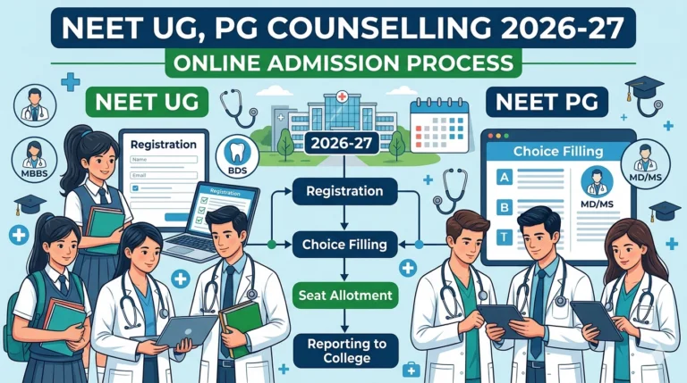 NEET UG, PG Counselling 2026-27