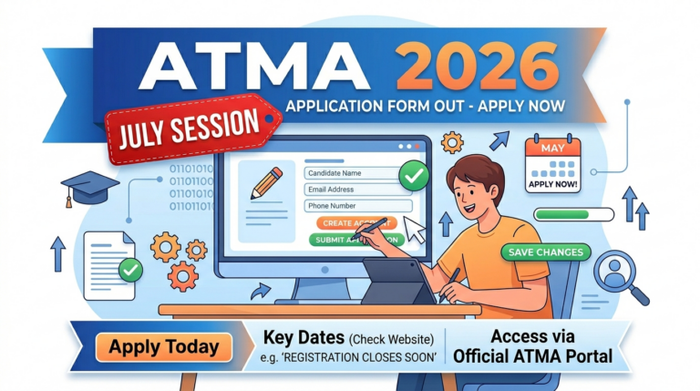 ATMA July 2026 Application Form OUT