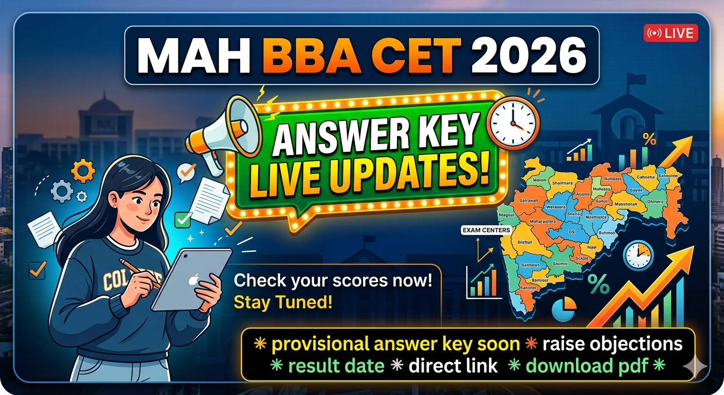 MAH BBA CET 2026 Answer Key Live Updates