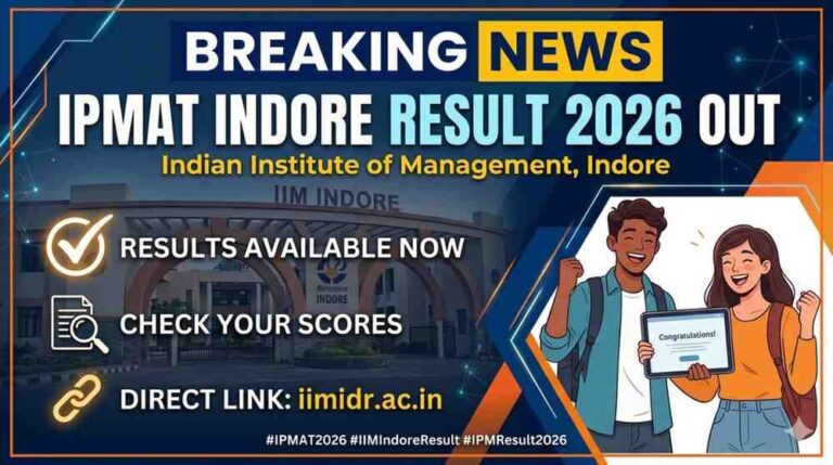 IPMAT Indore Result 2026 OUT