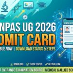 JENPAS UG Admit Card 2026 Releases Tomorrow; Check Official Websites to Download