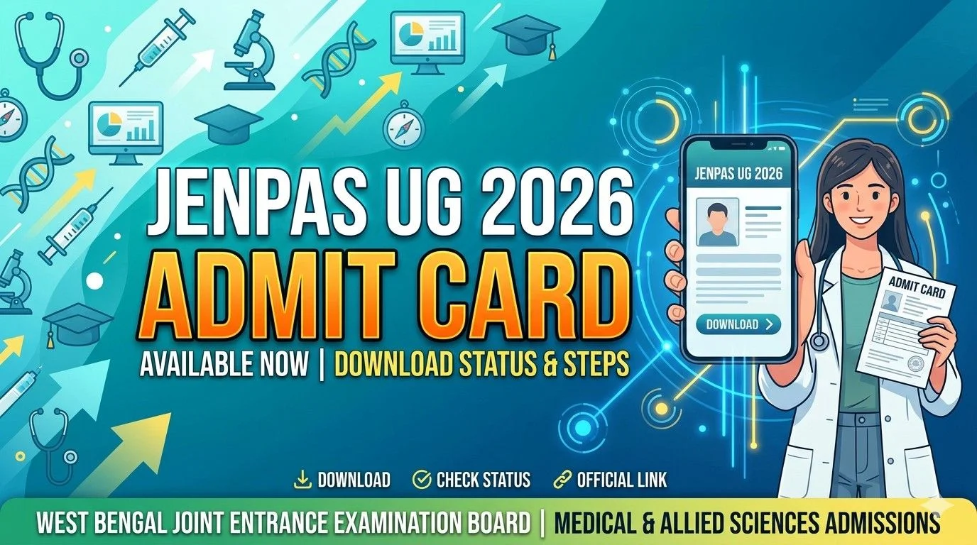 JENPAS UG Admit Card 2026