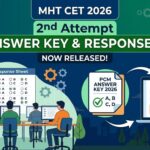 MHT CET 2026 2nd Attempt PCM Answer Key & Response Sheet Released at cetcell.mahacet.org