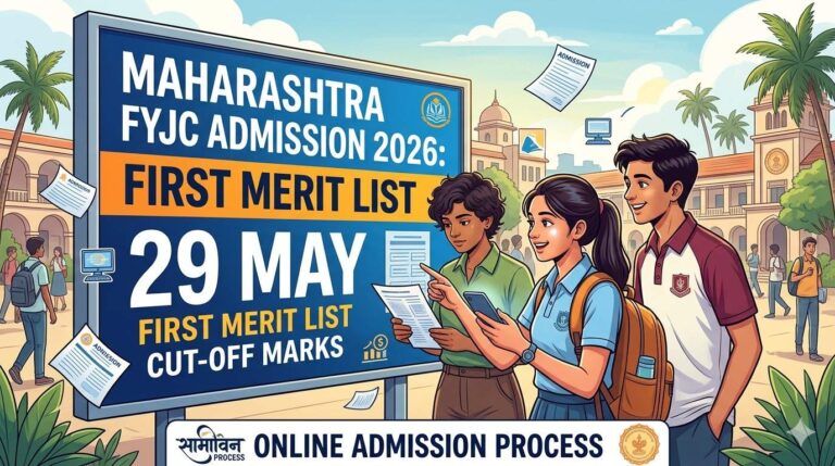 Maharashtra FYJC First Merit List 2026 on May 29
