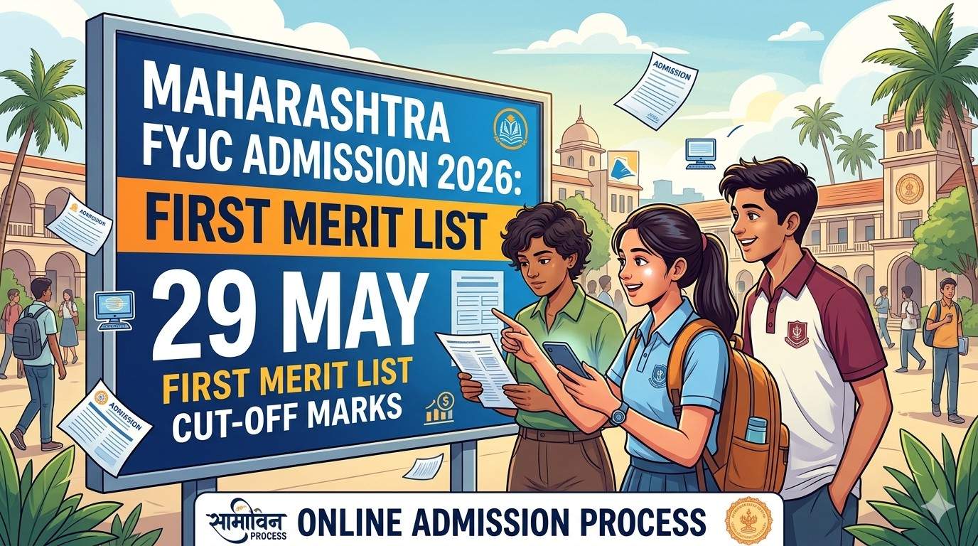 Maharashtra FYJC First Merit List 2026 on May 29