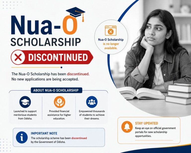 Nua-O Scholarship 2026: Alternative Schemes & Current Status (Discontinued)