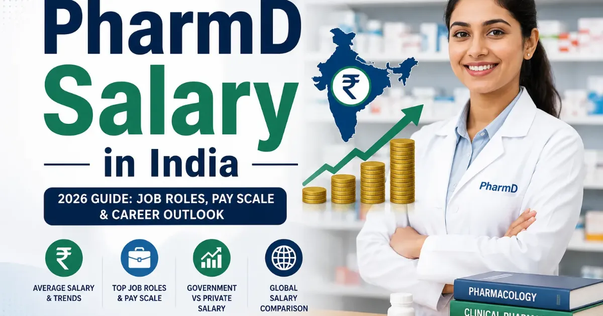 PharmD Salary in India
