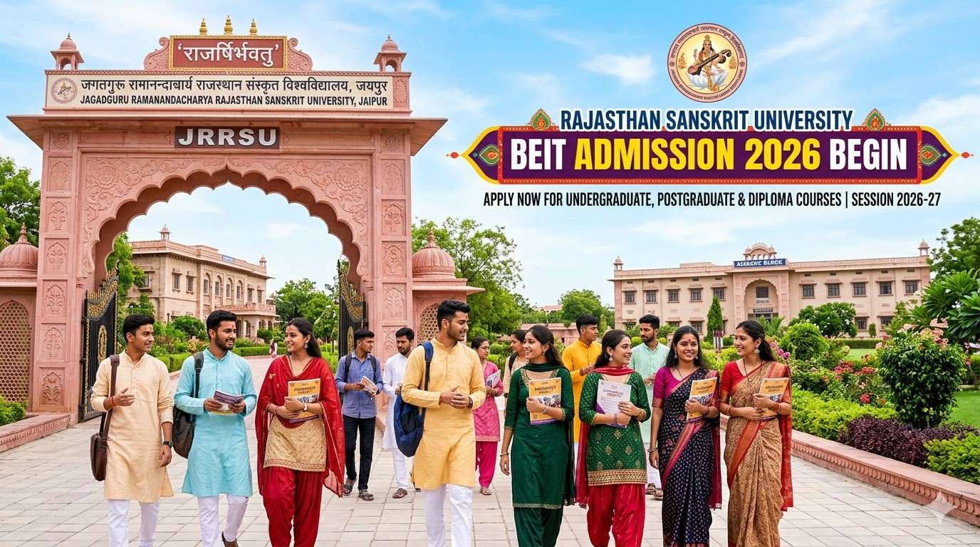 Rajasthan Sanskrit University Admission 2026 Begin