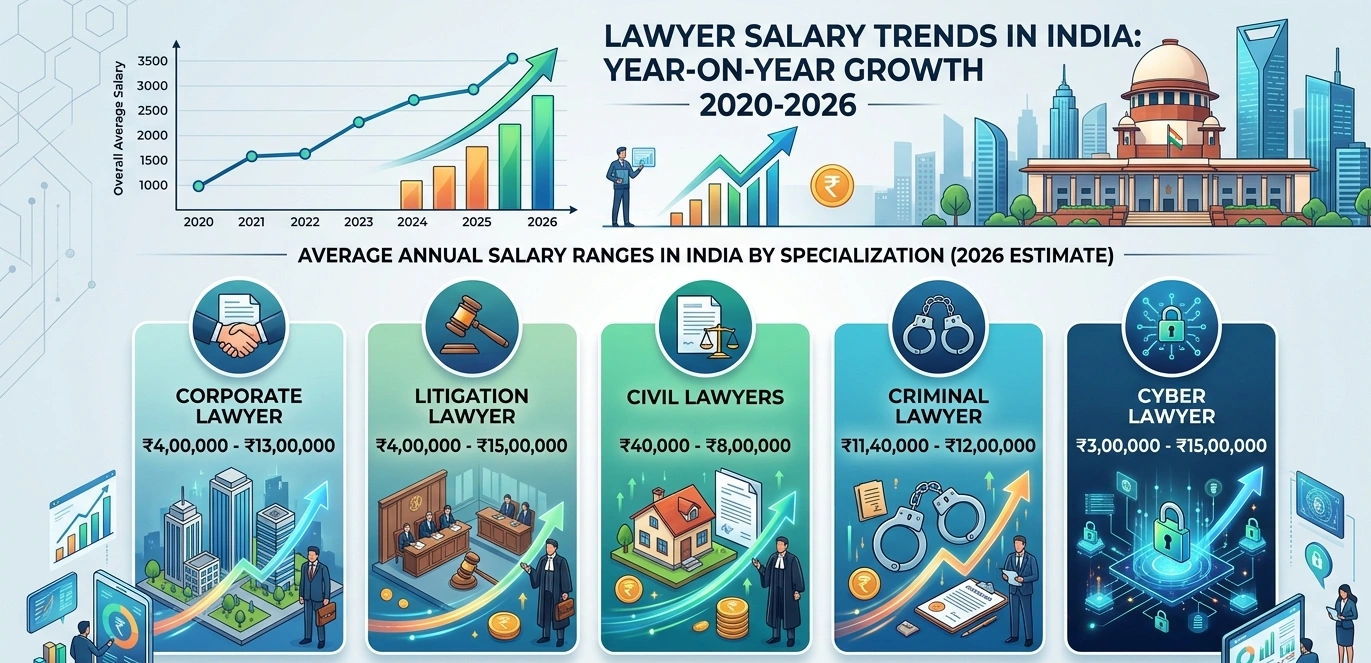 Lawyer Salary Trends in India