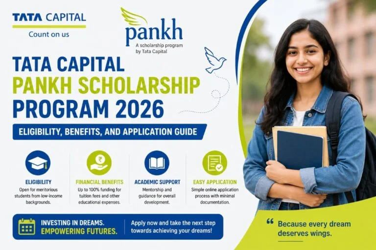 Tata Capital Pankh Scholarship Program 2026: Eligibility, Benefits, and Application Guide
