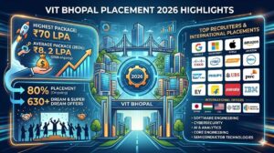 VIT Bhopal Placement 2026: Highest Package Reaches 70 LPA; Know Top Recruiters