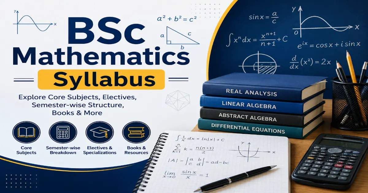 BSc Mathematics Syllabus