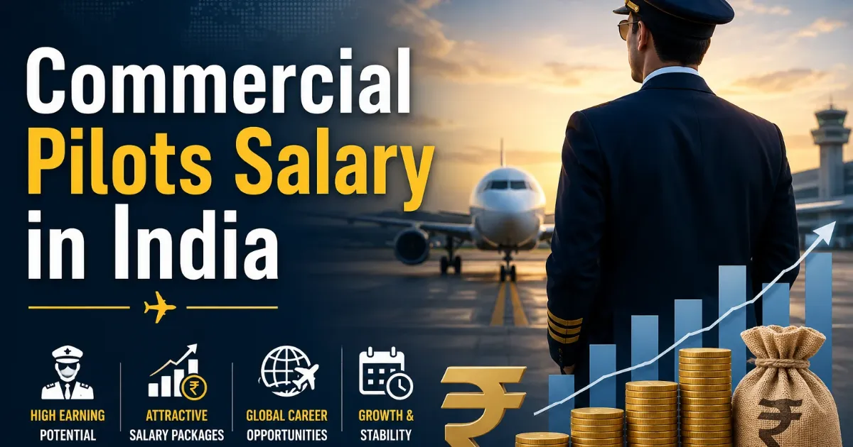 Commercial Pilots Salary in India