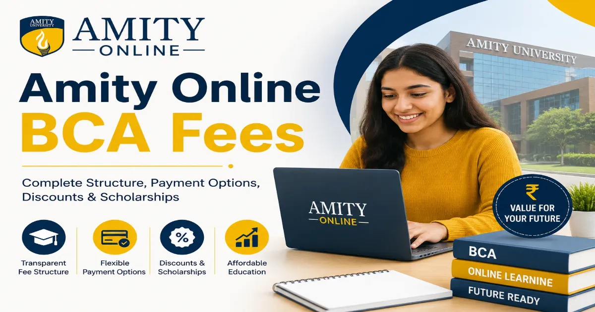Amity Online BCA Fees