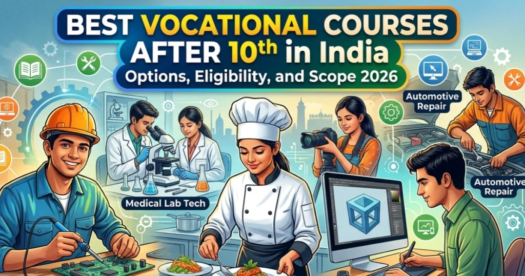 Best Vocational Courses After 10th in India: Options, Eligibility, and Scope 2026