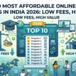 Top 10 Most Affordable Online MBA Programs in India 2026: Low Fees, High Value