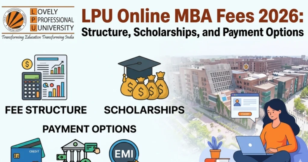 LPU Online MBA fees