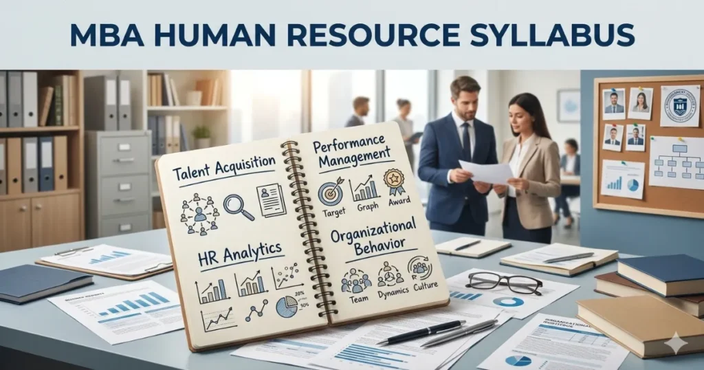 MBA Human Resource Syllabus 2026: Semester-wise Subjects, Key Books, Entrance Syllabus