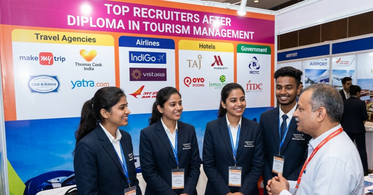 Diploma in Tourism management top recruiters