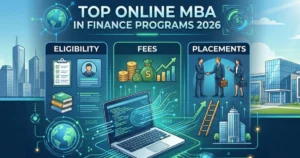 Top Online MBA in Finance Programs 2026: Eligibility, Fees, and Placements